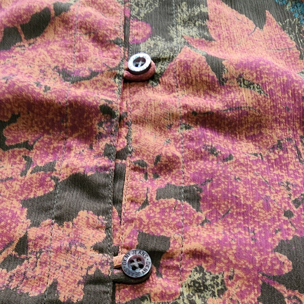DKNY JEANS Women's  Floral Dress Size S - Picture 3 of 9